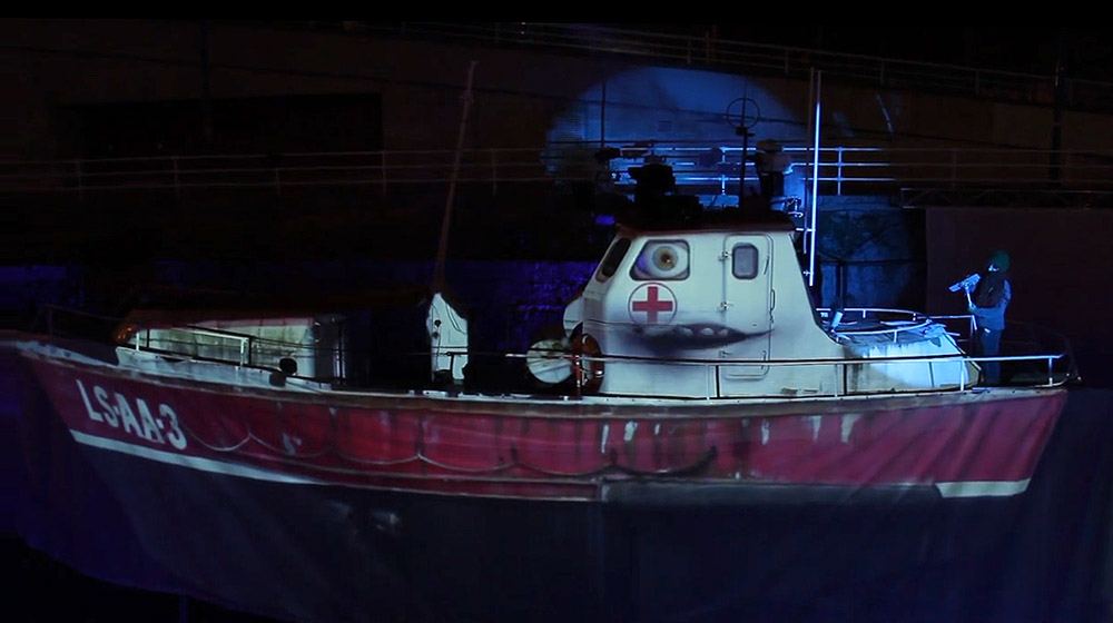 mapping show bilbao gau zuria noche blanca