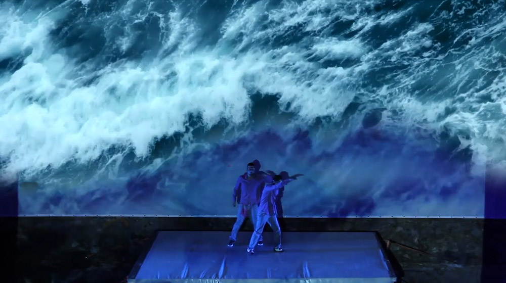 mapping show bilbao gau zuria noche blanca